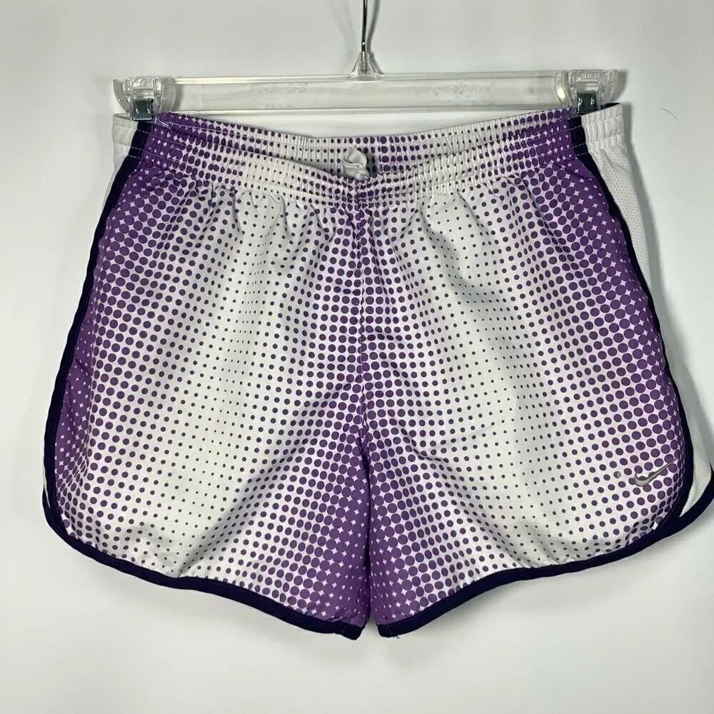 Nike Dri-Fit Women's Polka Dot Lined Athletic Shorts Multicolor Size XS